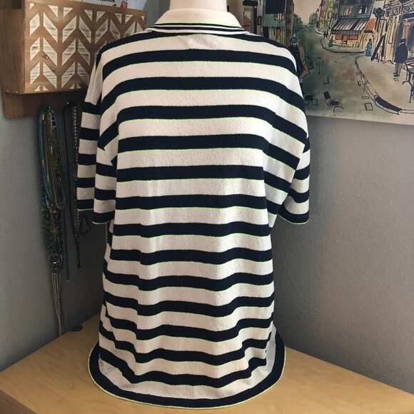 Zara Limited Edition Knit Polo Shirt - Resort Wear NEW - Picture 3 of 6